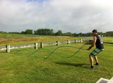 Garden Hose Battle rope7