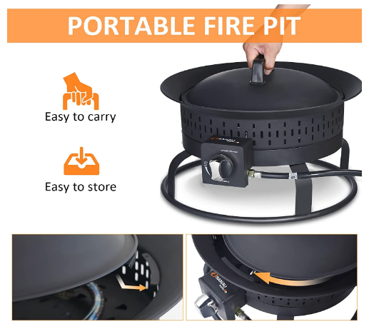 Sanauvulcan Portable Fire Pit