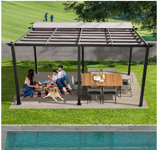 Domi Outdoor Retractable Pergola