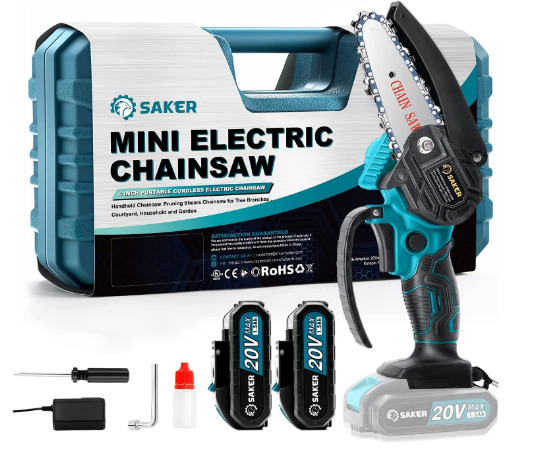 Saker 4-inch Mini Chainsaw